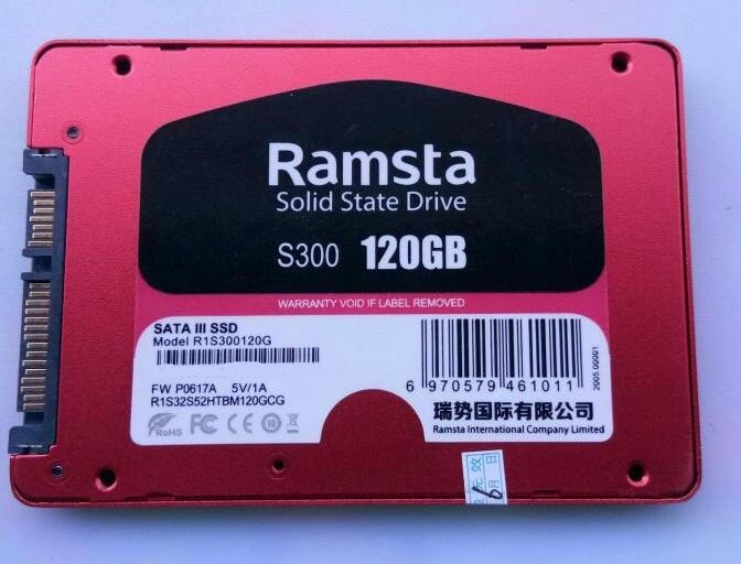 临沂SSD瑞势Ramsta S300 120G固态硬盘数据恢复成功