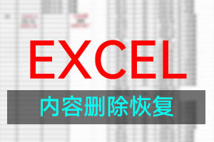 Excel文档编辑删除表格内容后保存文件后的数据恢复成功案例