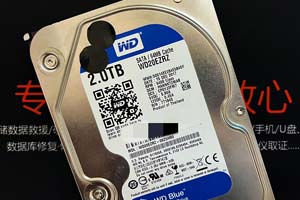 西部数据蓝盘WD20EZRZ电脑不识别数据恢复成功