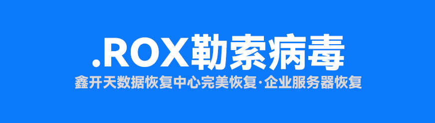 淄博某企业服务器.rox勒索病毒数据库数据恢复